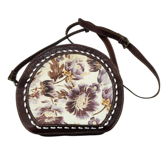 Myra Nirvana Cantina Bag + Matching Wallet – Floral Tapestry Calf‑Hair Leather - Picture 15 of 15
